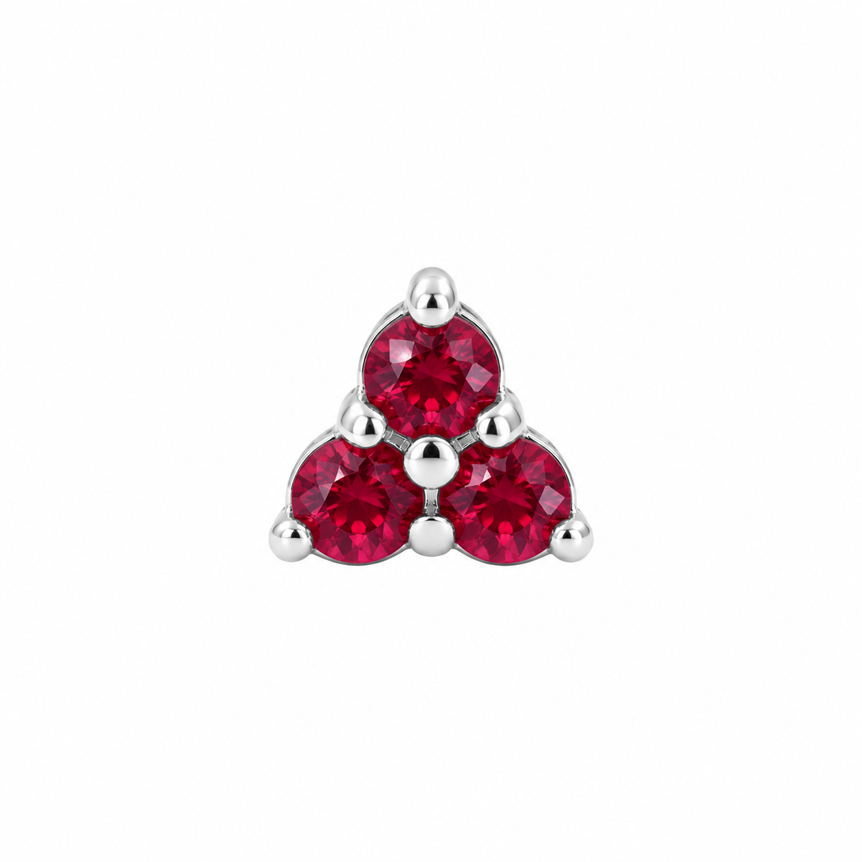 Cặp bông tai TQJBT2309SA AUW 416 0,1129 gram kết Ruby