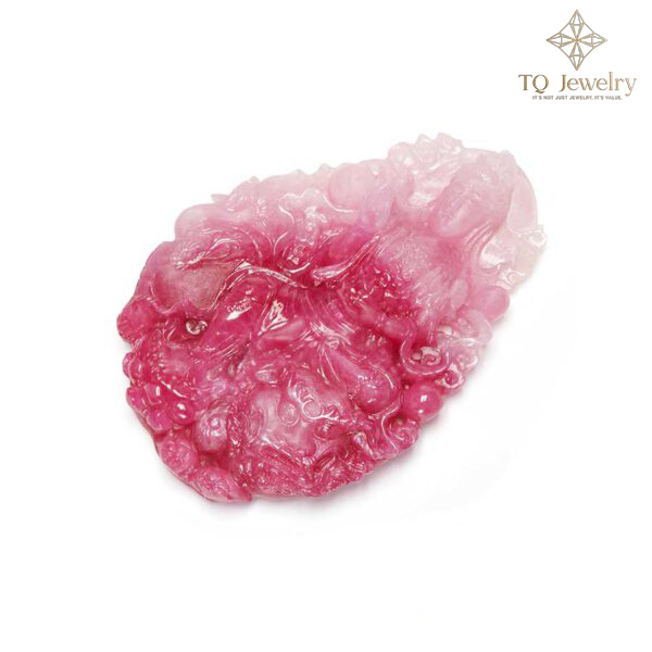 BUDDHA SHAPE RUBY (RUBY KHẮC HÌNH PHẬT BÀ)