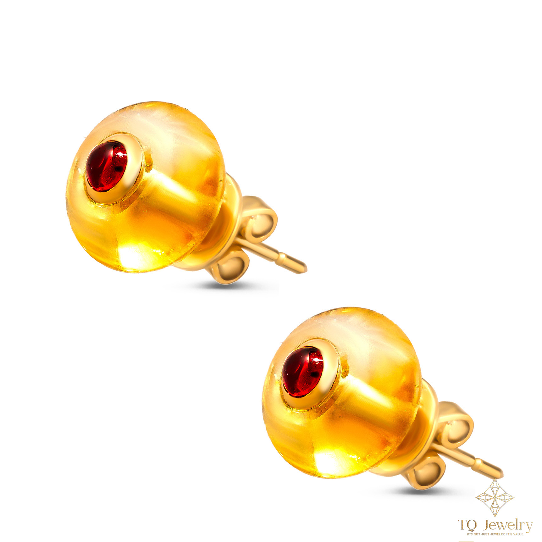 BÔNG TAI CITRINE