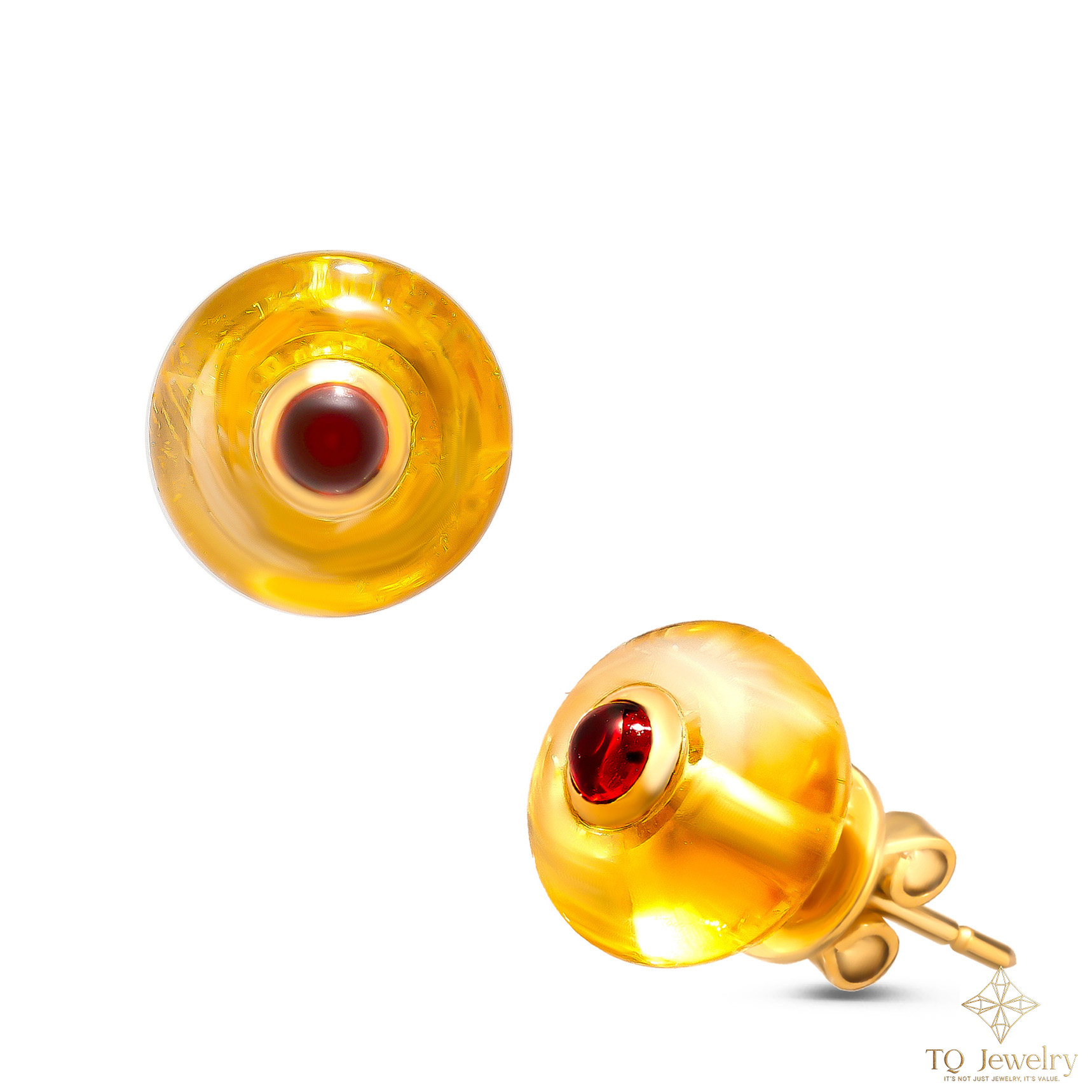 BÔNG TAI CITRINE