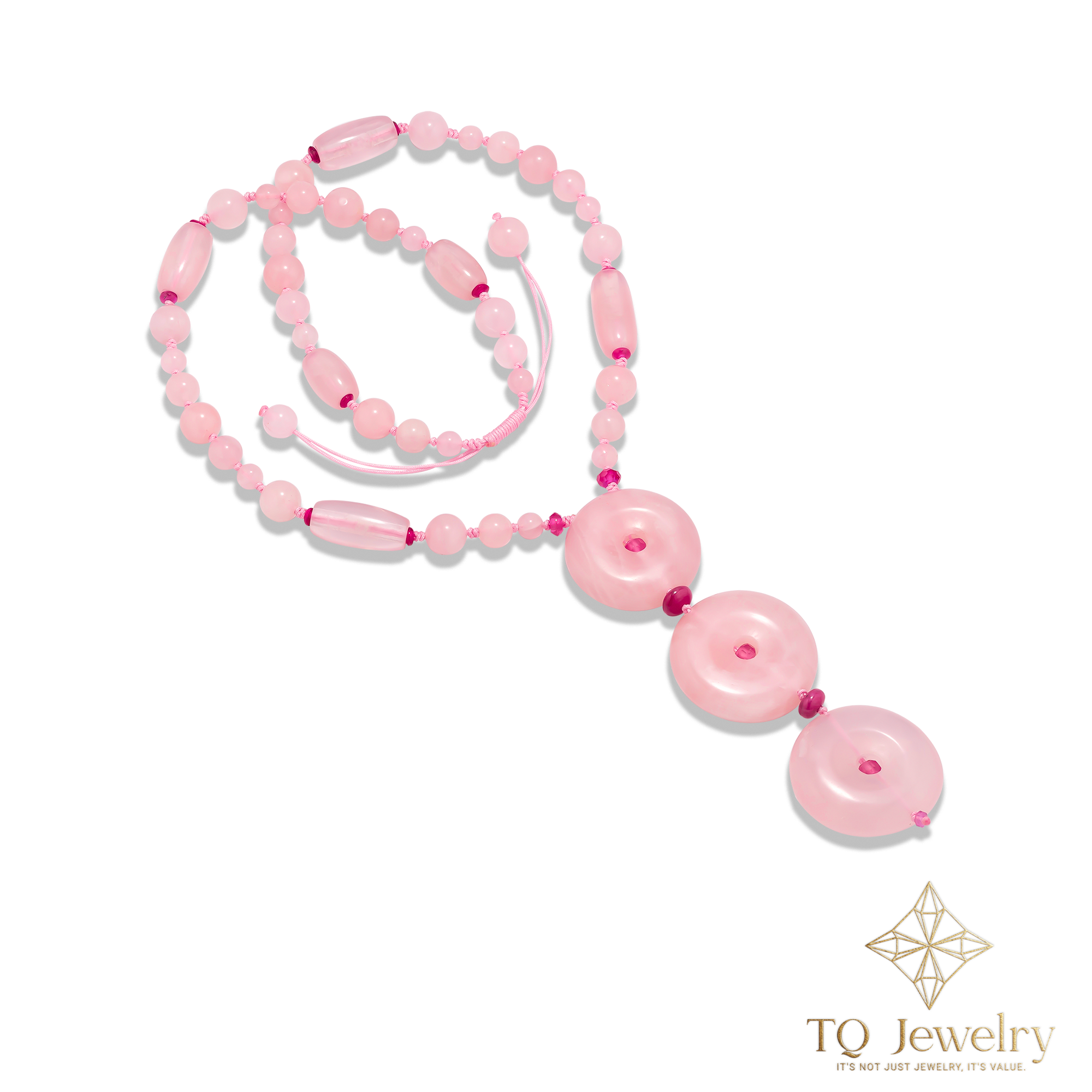 DÂY CỔ ROSE QUARTZ