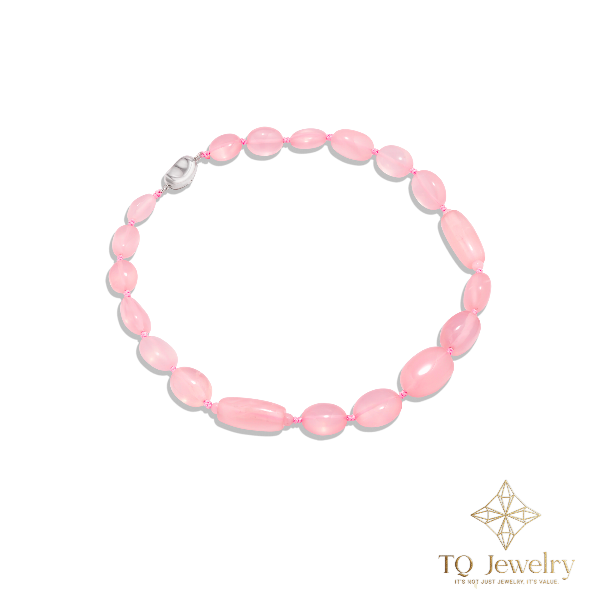 CHUỖI VÒNG CỔ ROSE QUARTZ