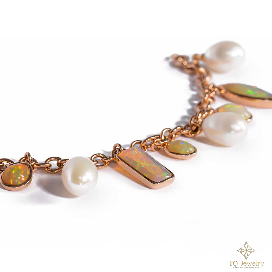 LẮC TAY OPAL VÀ NGỌC TRAI
