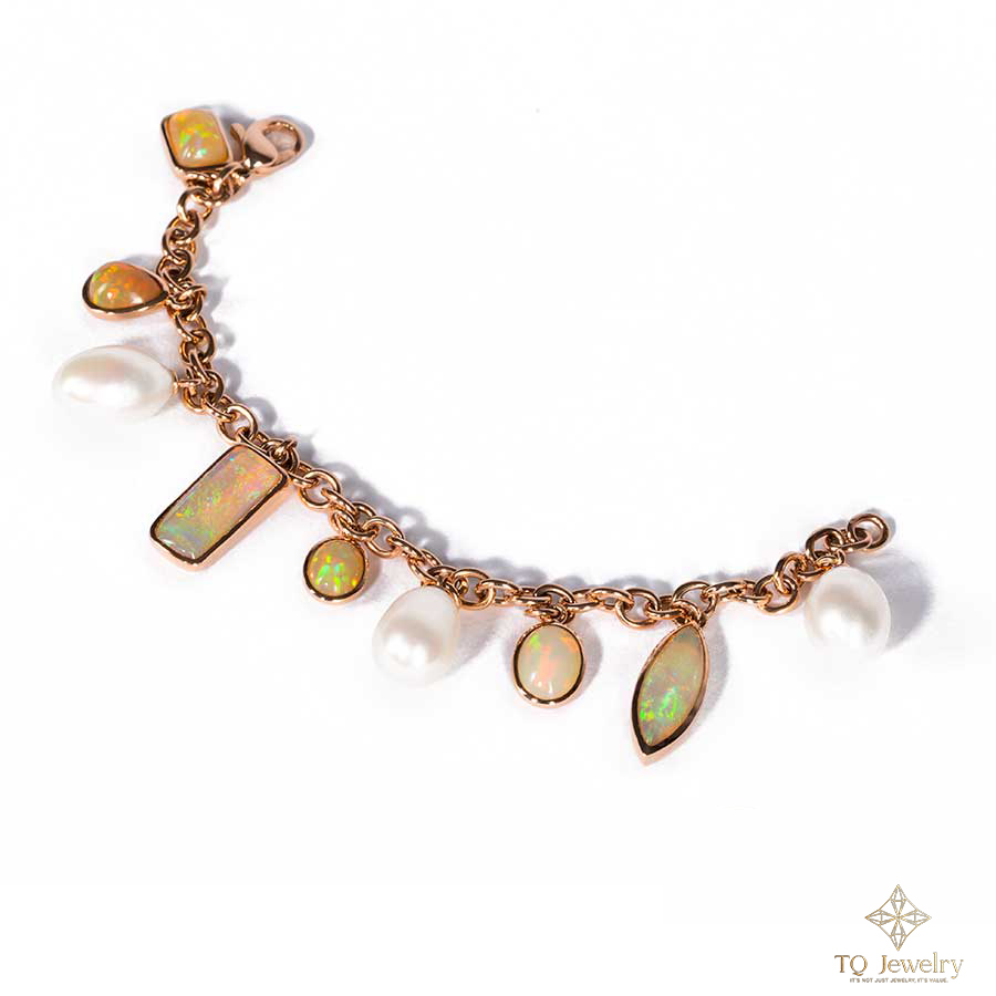 LẮC TAY OPAL VÀ NGỌC TRAI