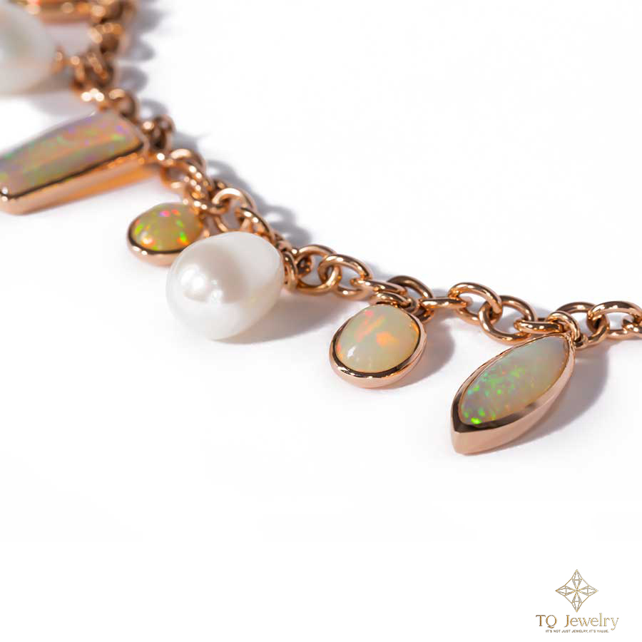 LẮC TAY OPAL VÀ NGỌC TRAI