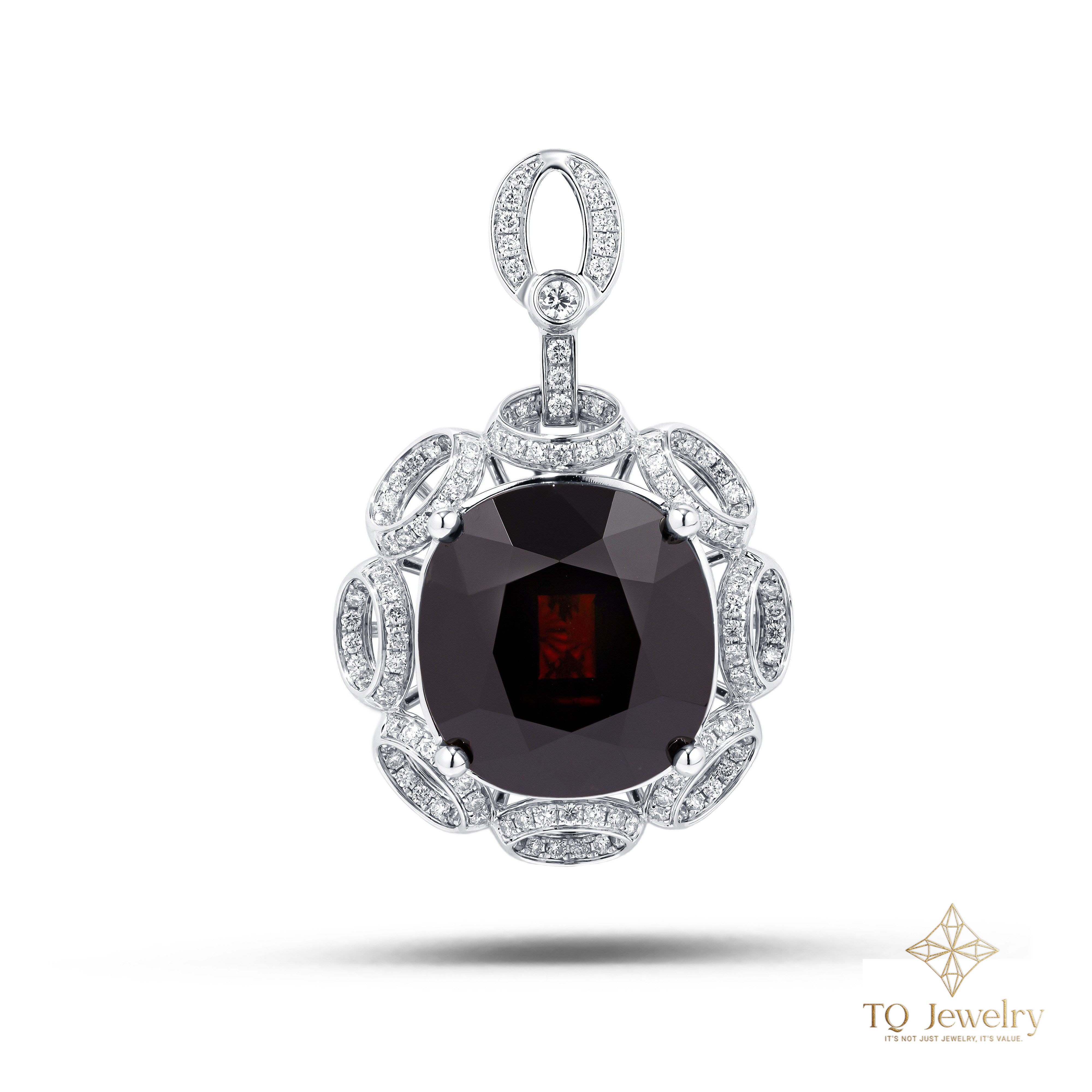 MẶT DÂY CHUYỀN ZIRCON TQJ002