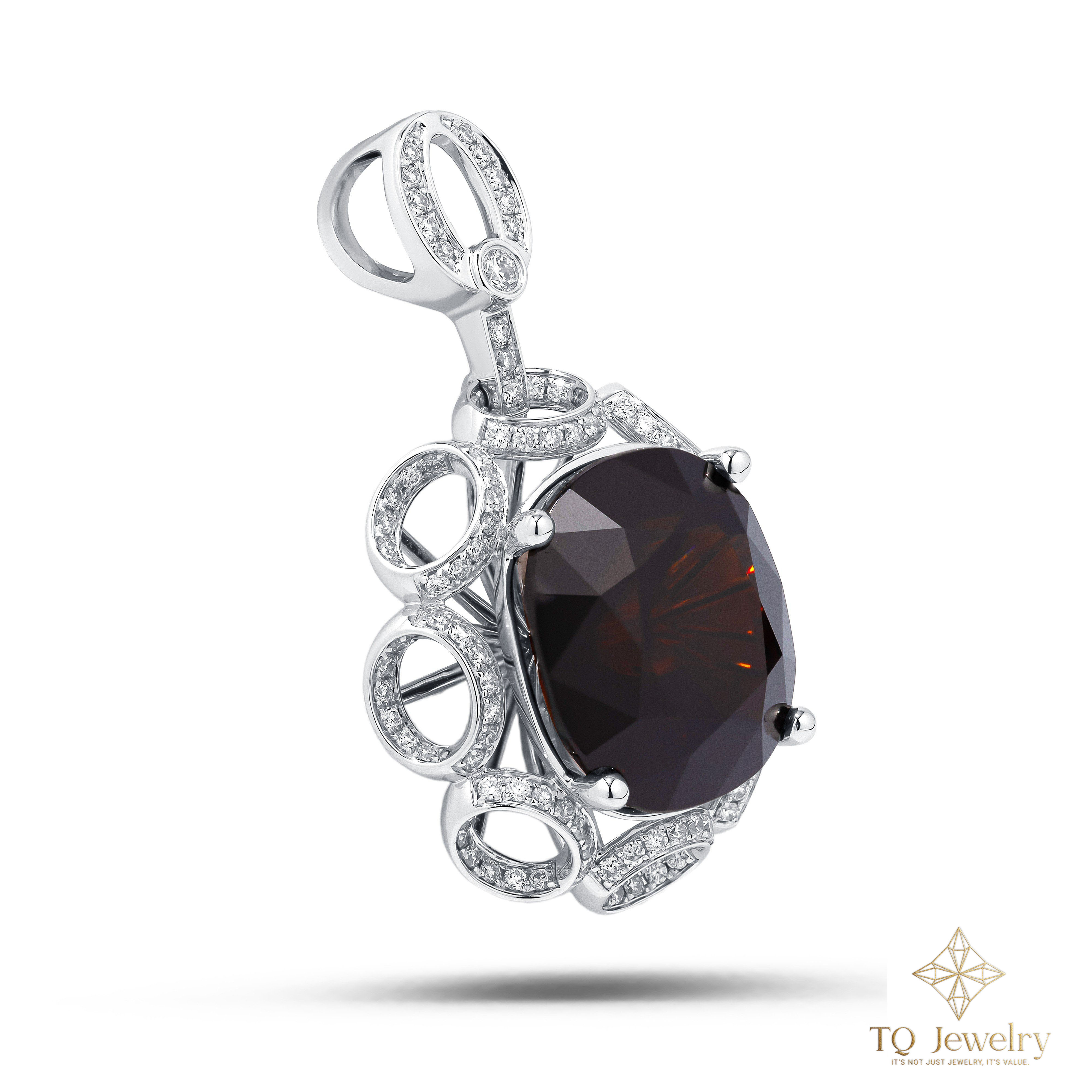 MẶT DÂY CHUYỀN ZIRCON TQJ002