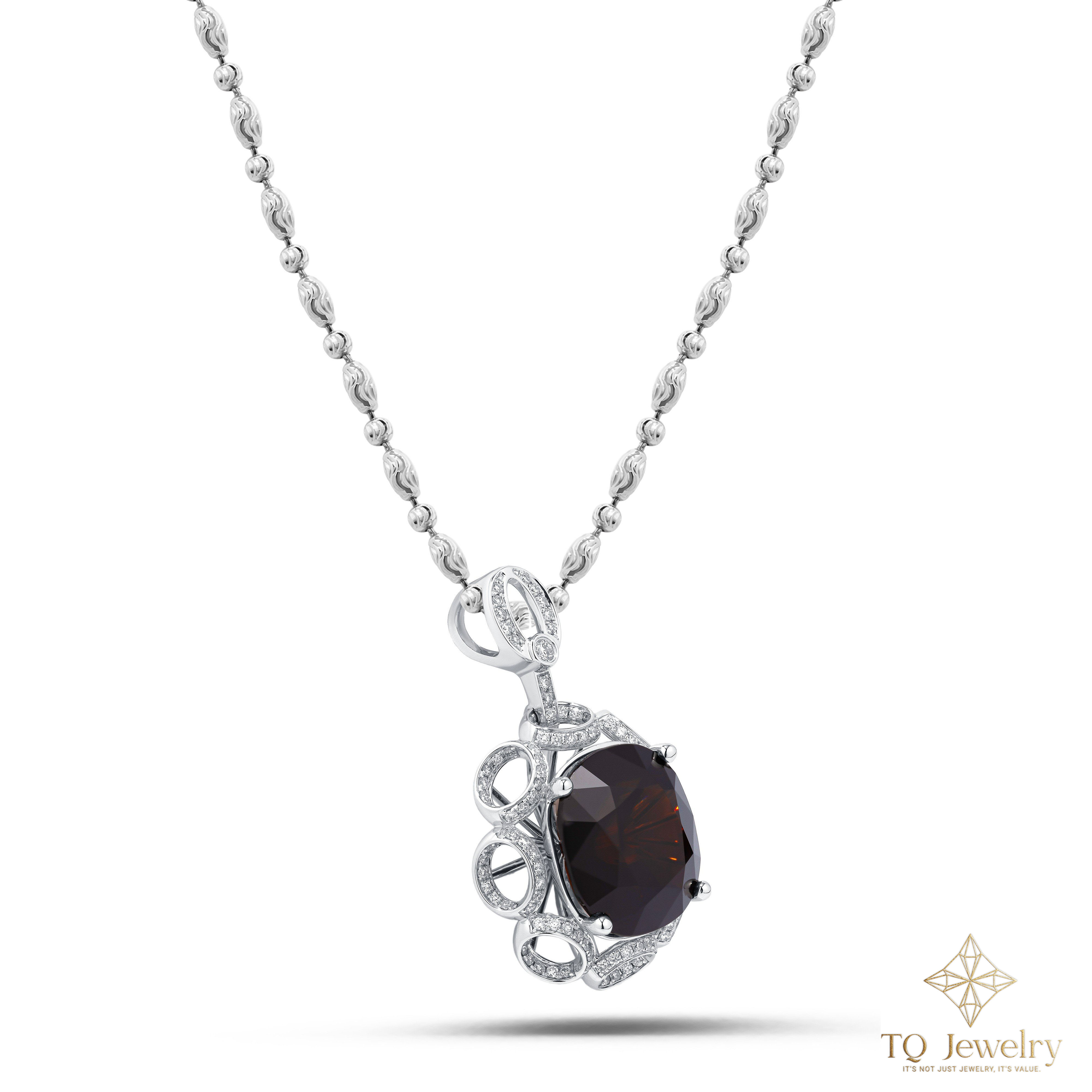 MẶT DÂY CHUYỀN ZIRCON TQJ002