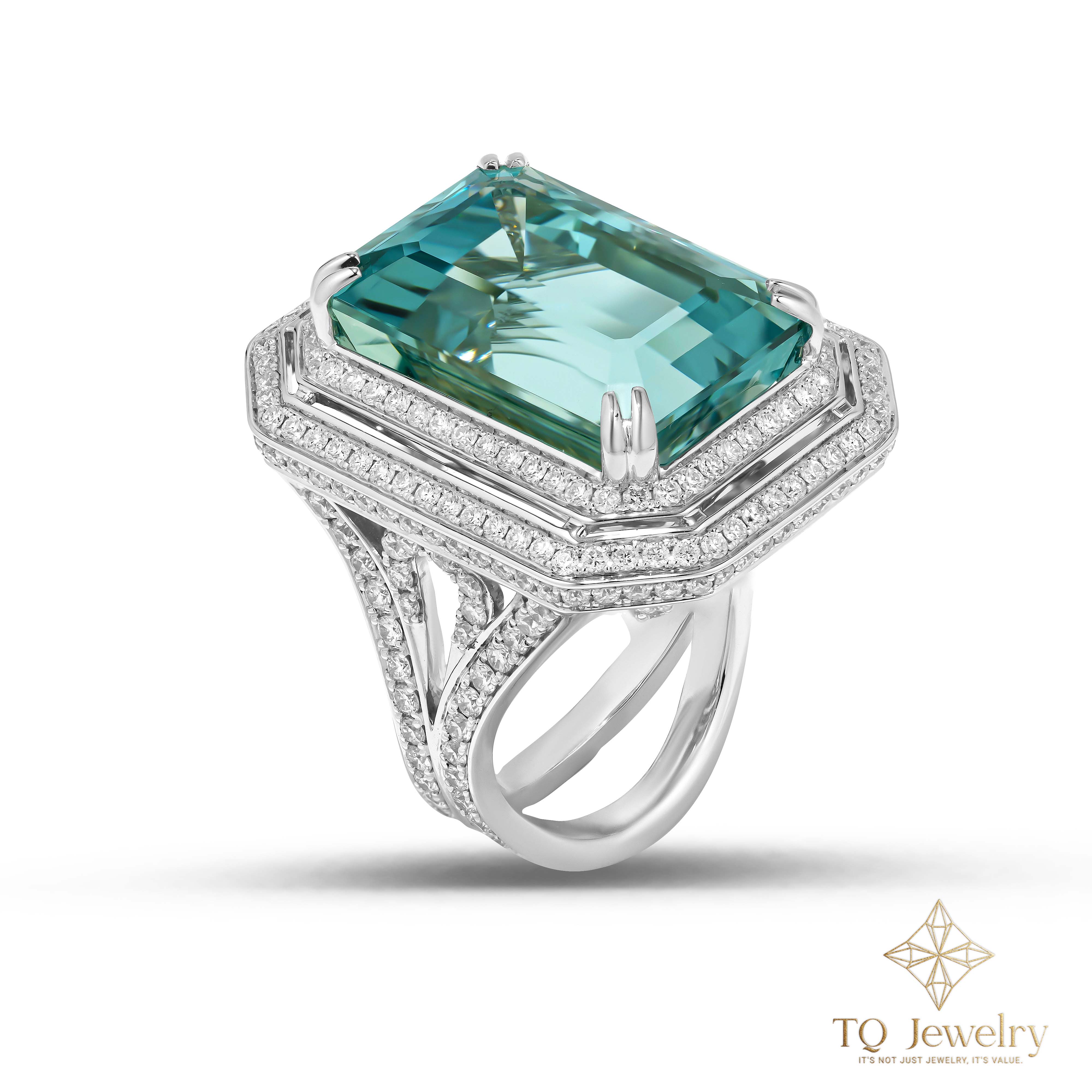 NHẪN AQUAMARINE