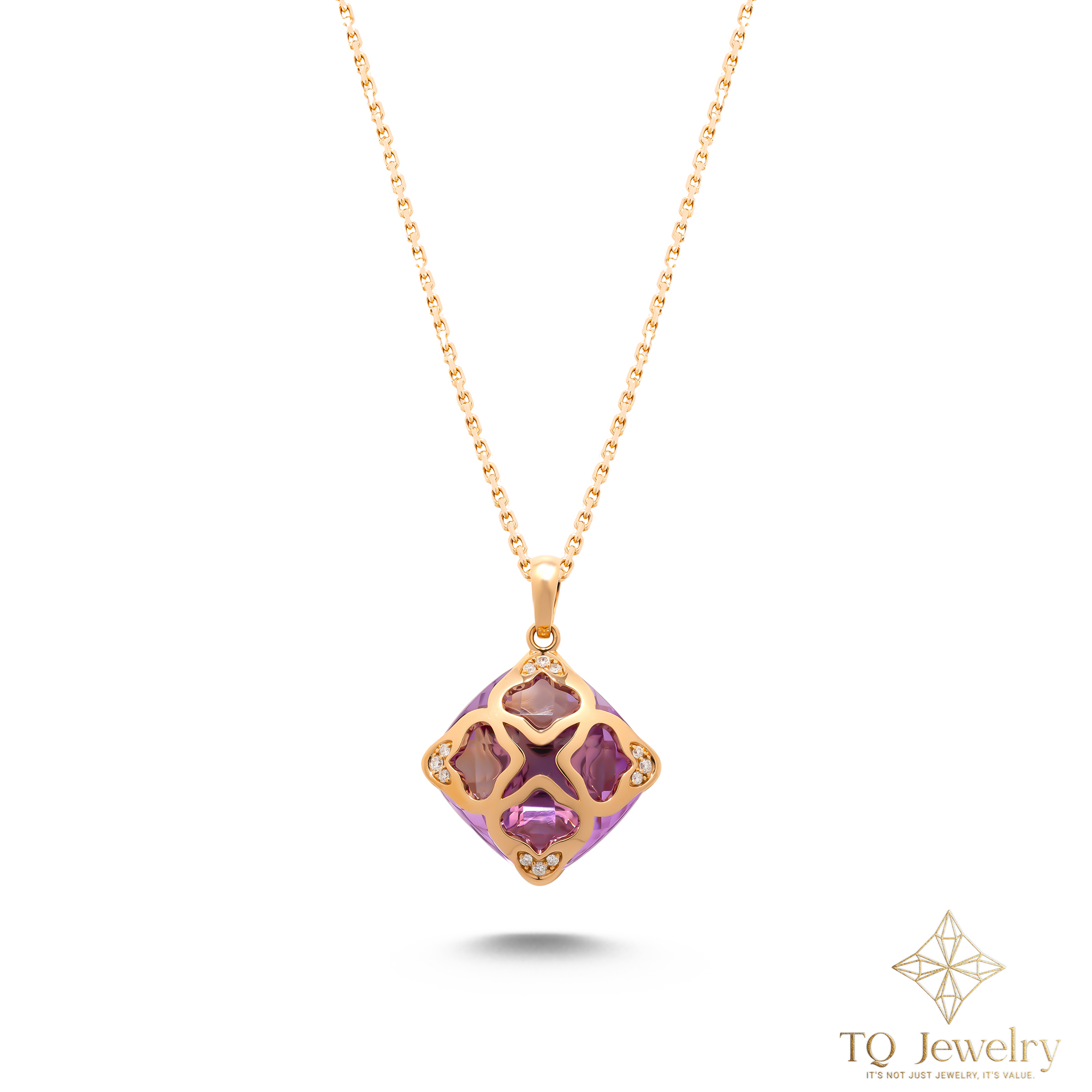 MẶT DÂY CHUYỀN AMETHYST