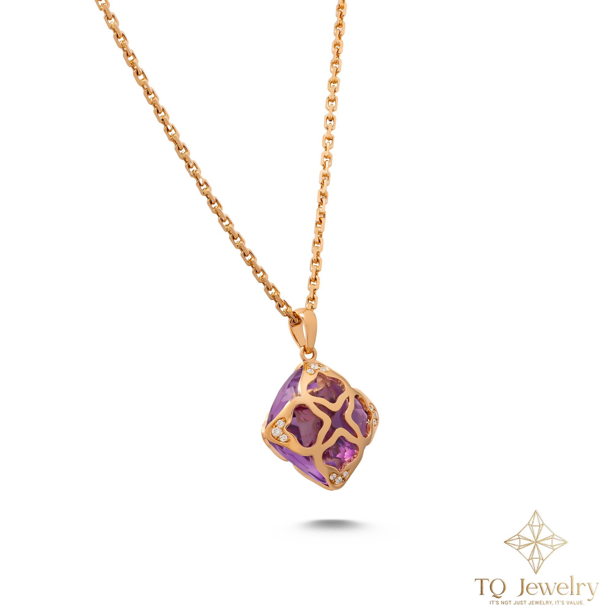 MẶT DÂY CHUYỀN AMETHYST
