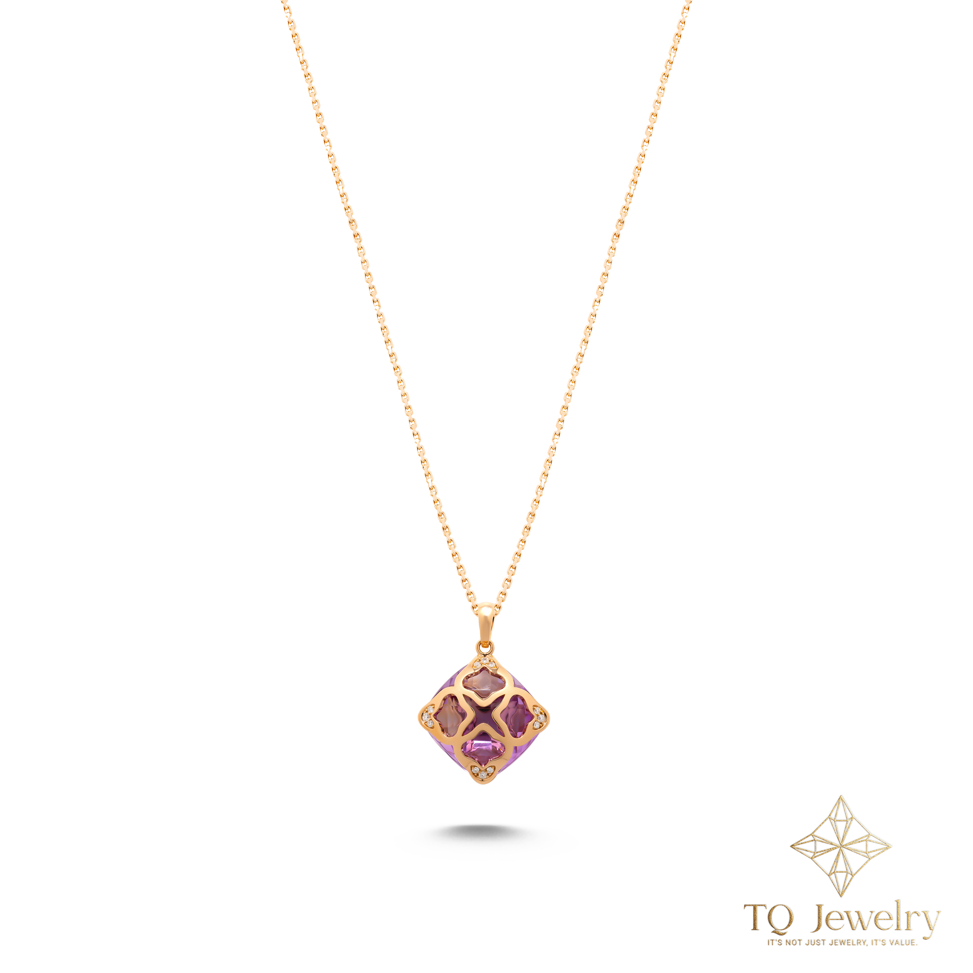 MẶT DÂY CHUYỀN AMETHYST